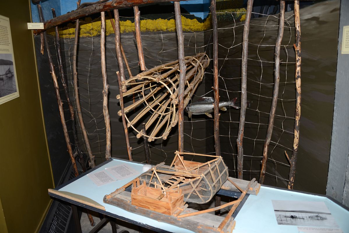 03H Display Of First Nations Fish Wheel At Dawson City Yukon Museum